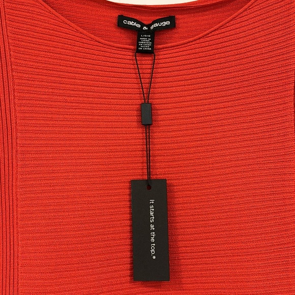 NWT Cable & Gauge Sweater Top - Picture 3 of 5